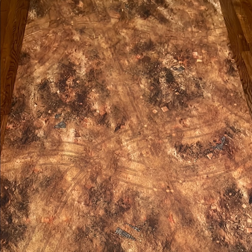 Gaming mat (for Warhammer?) approximately 4 ft by 6 ft; GREAT condition